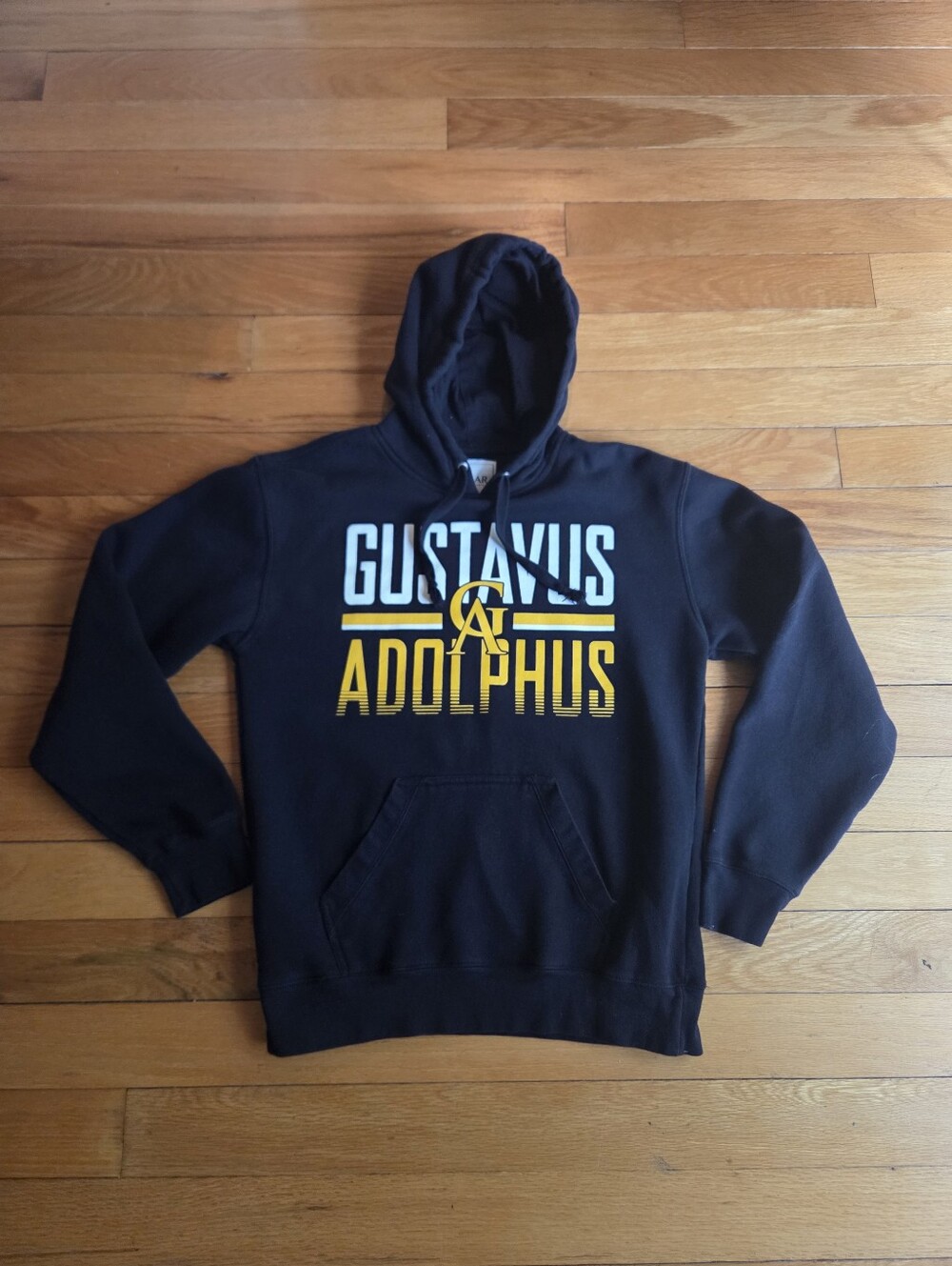Gustavus Adolphus Black Womens Small Pullover Hoodie